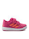 AltaSport Παιδικά Sneakers με Σκρατς Real Magenta / Cloud White