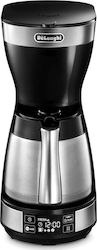 De'Longhi ICM16731 Προγραμματιζόμενη Καφετιέρα Φίλτρου 1200W Black De'Longhi ICM16731 Προγραμματιζόμενη Καφετιέρα Φίλτρου 1200W Black