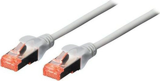 Digitus S/FTP Cat.6 (Gigabit) Καλώδιο Δικτύου Ethernet 15m Γκρι
