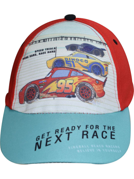 Stamion Kids' Hat Jockey Fabric Cars Next Race Multicolour
