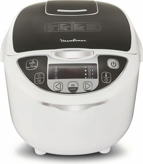 Moulinex 10 Multi-Function Cooker 5lt 750W White