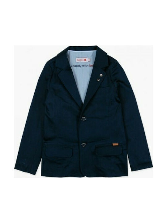 Boboli Kids Blazer Navy Blue