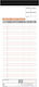 Typotrust Δελτίο Παραγγελίας Εστιατορίου Bestellformulare 2x100 Blätter 50α