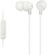 Sony MDR-EX15AP In-Ear Freihändig Kopfhörer mit Stecker 3.5mm Weiß