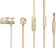 Yison D7 In-ear Handsfree με Βύσμα 3.5mm Χρυσό