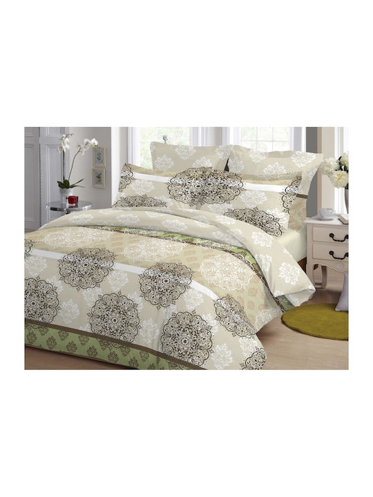 Le Blanc Sheet Sets Queen 220x240cm. Roma Brown 4pcs