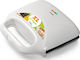 Domo DO9056C Sandwich Maker pentru for 2 Sandwiches Sandvișuri 900W Albă
