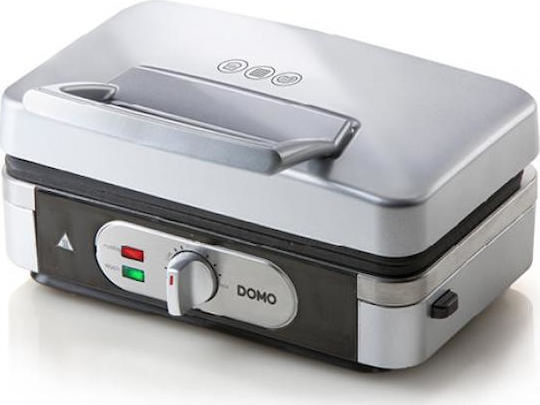 Domo DO9136C Sandwich Maker with Removable Plates for for 2 Sandwiches Sandwiches 1000W Inox