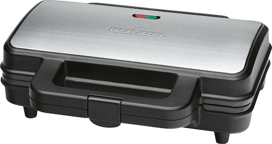 Profi Cook PC-ST 1092 Sandwichmaker für for 2 Sandwiches Sandwiches 900W Inox