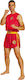 Olympus Sport Santa Set Uniform Wu-Shu Rot