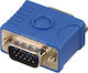 Lindy VGA Male to VGA Female Converter Blue 1 Piece 32101