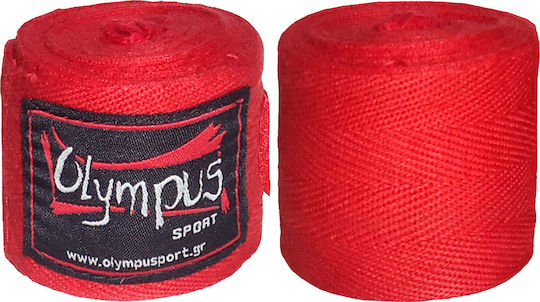 Olympus Sport Hand Wraps Pair 521113 521113 Μπαντάζ 3.5m Κόκκινα