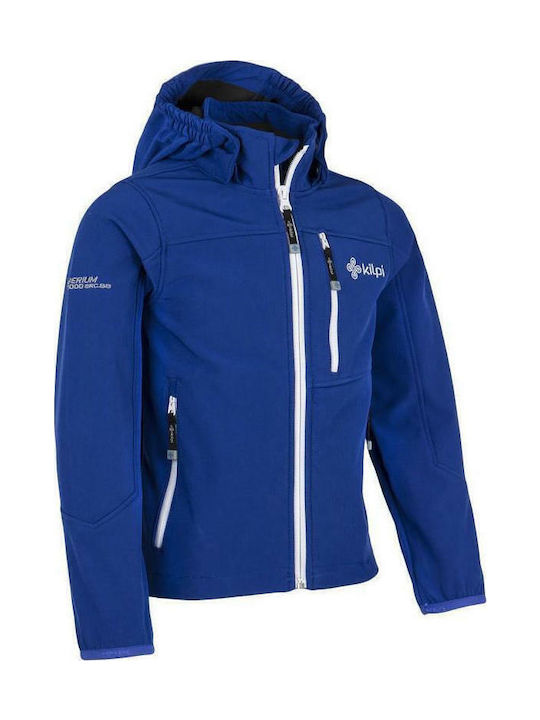 Kids' Sports Jacket Short with Hood Blue