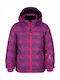 Kids' Sports Jacket Short with Hood Purple