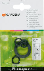 Gardena Washer Set (O-Rings) Ανταλλακτικά Λαστιχάκια για Ρακορ Φ26.5 3/4"