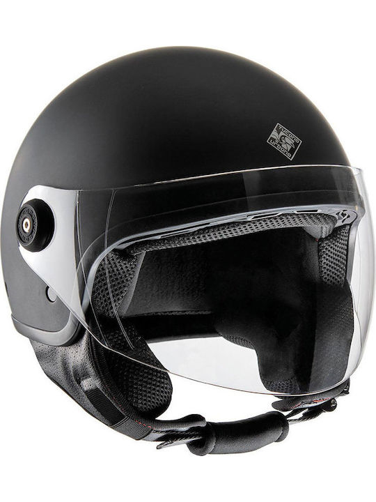 Tucano Urbano El'Jettin Black Mat Motorradhelm Jet ECE 22.05 1080gr