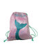 Paperpack Net Mermaid Kids Bag Pouch Bag Pink 25cmx30cmcm