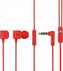 Remax RM-502 In-ear Handsfree με Βύσμα 3.5mm Κόκκινο