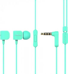 Remax RM-502 In-ear Handsfree με Βύσμα 3.5mm Μπλε