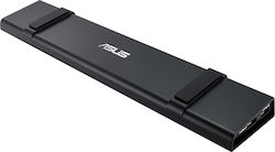 Asus HZ-3A USB-C Docking Station mit HDMI 4K PD Ethernet und Verbindung 3 Monitore Schwarz