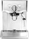 Design Espresso Pro 42709 Μηχανή Espresso 1000W Πίεσης 15bar Ασημί