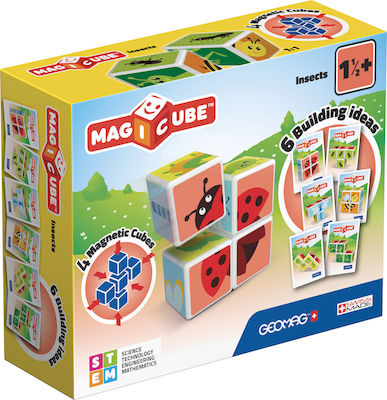 Geomag Activity Cube Magicube Ζουζούνια & Έντομα for 18++ Months