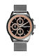 Pierre Cardin Champerret Multifunction Uhr Chronograph Batterie mit Schwarz Metallarmband