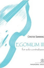 Egomium III for solo Contrabass 9790691516522