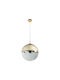 Globo Lighting Varus Pendant Light Gold with Socket E27 33x330x120cm