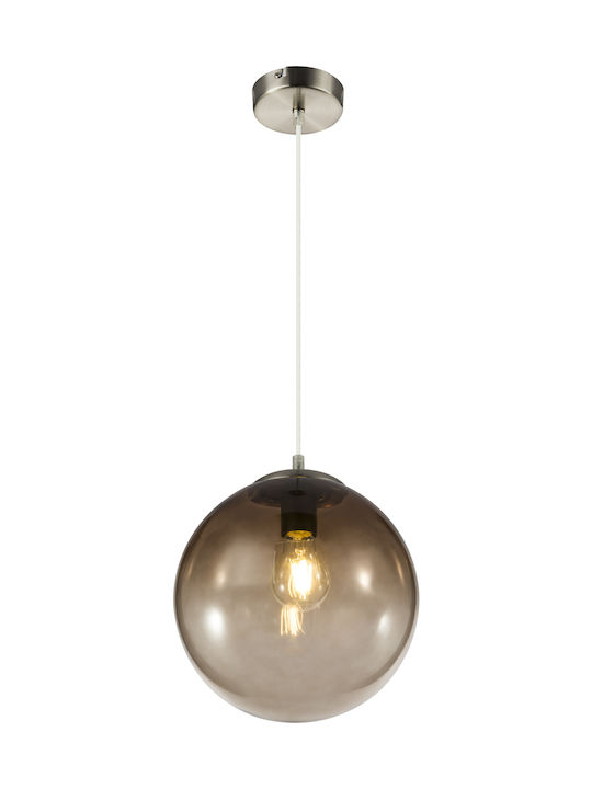 Globo Lighting Varus Pendant Light Black with Rope for Socket E27 25x250cm