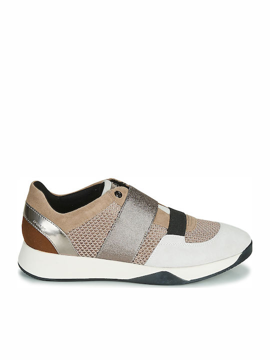 D Suzzie Anatomic Women's Leather Slip-Ons Beige