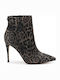 Guess Olanes Leather Women's Ankle Boots with High Heel