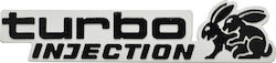 Стикери Знаци Кола Turbo Injection 1бр