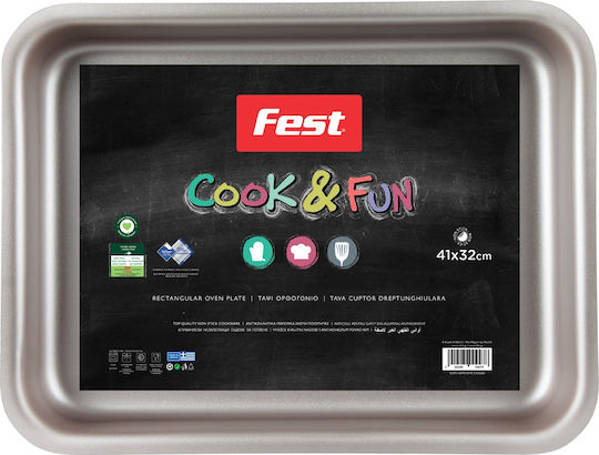 Fest Cook & Fun Backform Aus Aluminium 32x41cm