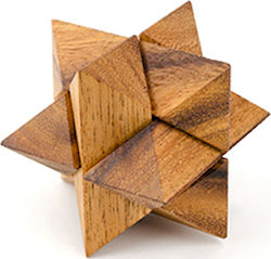 Holzkonstruktion Logikpuzzle Sternpuzzle