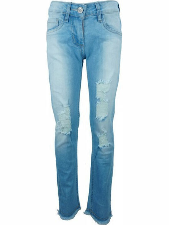 New College Pantalon Blugi Pentru Copii Albastru Deschis