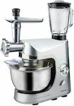 Daewoo DSX-5055 Silver Stand Mixer 1400W with Stainless Mixing Bowl 4.5lt