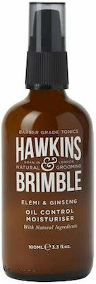 Hawkins & Brimble Oil Control Moisturiser Blemishes Cream Suitable for All Skin Types 100ml