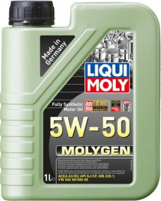 Liqui Moly Синтетичен Моторно масло за автомобили Molygen 5W-50 1лт