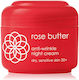 Ziaja Rose Butter Ενυδατική & Αντιγηραντική Κρέμα Προσώπου Νυκτός με Υαλουρονικό Οξύ 50ml