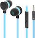 iLuv iEP336 In-ear Handsfree with 3.5mm Connector Blue