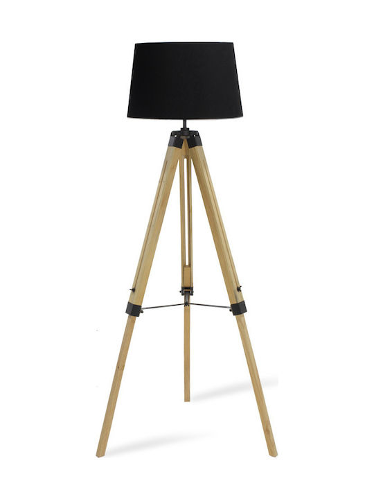 Pakketo PWL-0008 Classic Floor Lamp E27 H145xW41cm Black