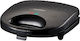Esperanza Sandwich Maker with Ceramic Plates for for 2 Sandwiches Sandwiches 1000W Black