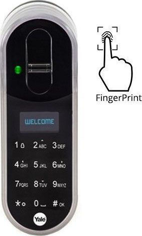 Yale ENTR With Fingerprint Security Access-Control Keypad Black