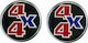 Car Stickers 4x4 1pcs