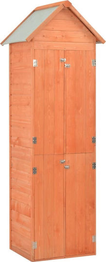 Wooden Garden Shed M0.71xW0.6xH2.13m