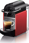 De'Longhi Pixie EN124 Mașină de Cafea pentru Capsule Nespresso Presiune 19bar Roșu