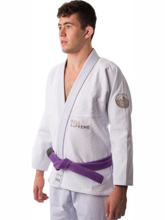 Roll Supreme Nomad Ανδρική Στολή Brazilian Jiu Jitsu Λευκή