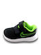 Star Runner Runner Star 2 Kids Sports Shoes Running with Hoop & Loop Closure Anthracite / Electric Green