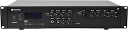 Adastra A2 PA Power Amplifier 2 Channels 200W/4Ω 100W/8Ω Equipped with USB/FM/Bluetooth Black